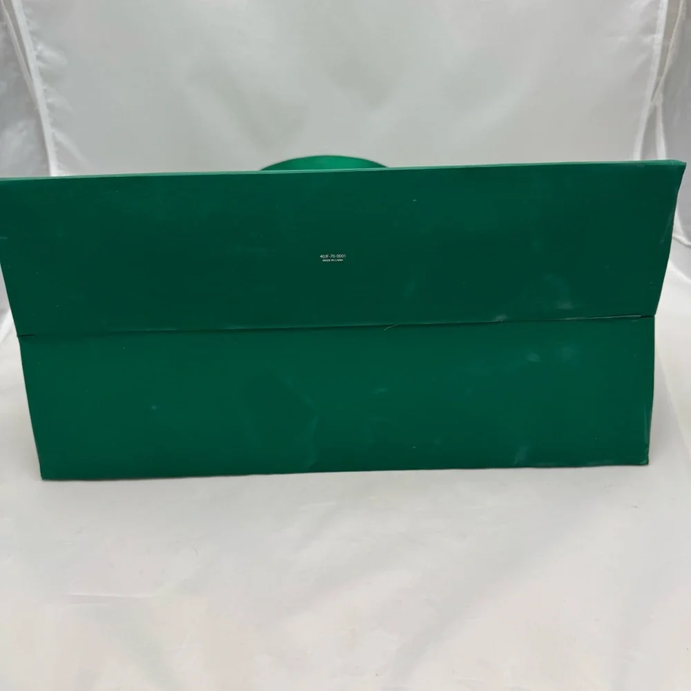 💚 La Mer Extra Large Gift Bags Set of 3 + 2 Satin Ribbons Logo 11x12x5 Used